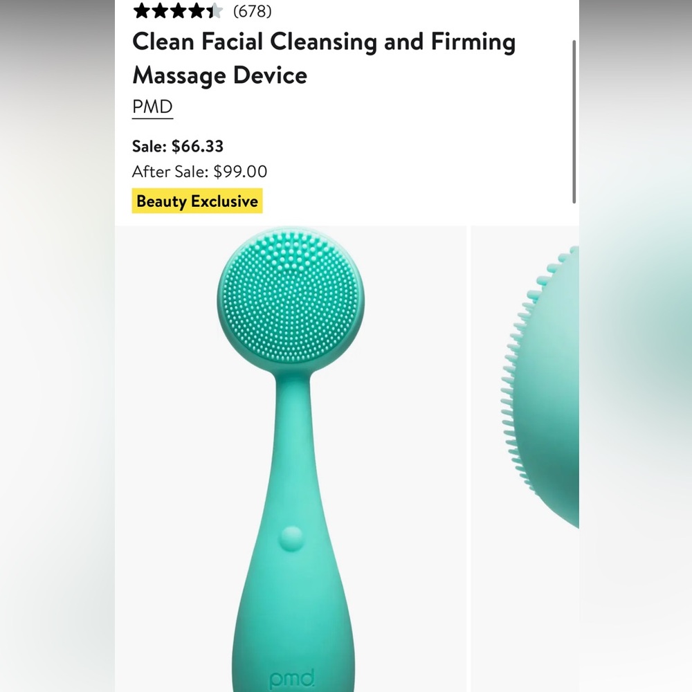 Facial Cleansing and Firming Massage Device PMD